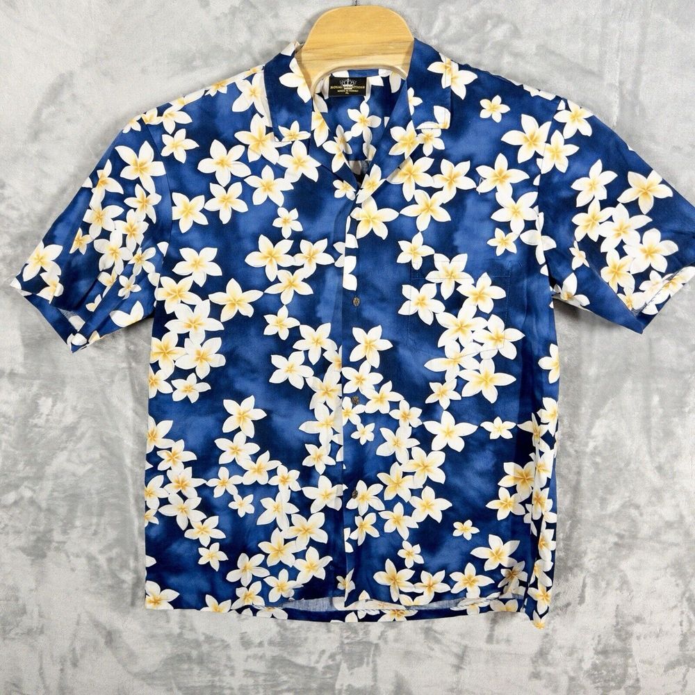 Royal Creations‎ Hawaiian Shirt Made In USA Mens XL